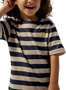 T-shirt Name It Fridy rayures beige pour fille