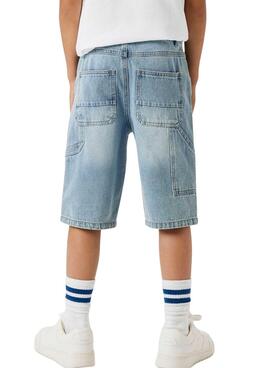  Bermuda Name It Ryan en denim bleu pour garçon.
