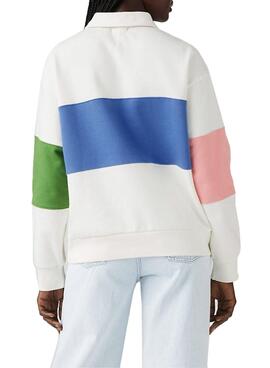 Sweatshirt Levis Rugby multicolore pour femme