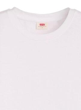 T-shirt Levi's Boxy blanc pour femme.