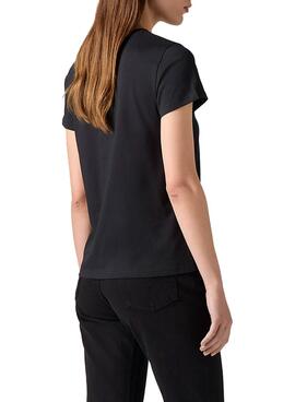 T-shirt Levis Coloring Book noir pour femme