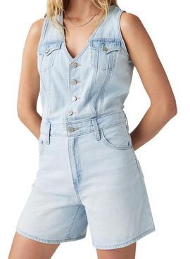  Jumpsuit Levis Romper  en denim pour femme