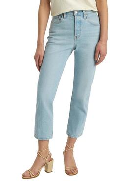 Jean Levis 501 coupe délavé clair pour femme