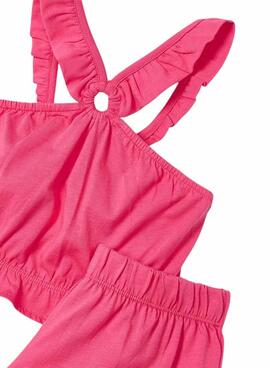 Ensemble Mayoral short tricot rose pour fille