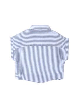  Lot de 2 chemises à rayures bleues Mayoral pour garçons
