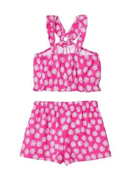 Ensemble de short rose pour fille de la marque Mayoral