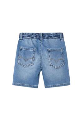 Bermuda Mayoral en denim suave jogger azul pour fille