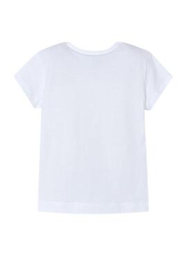 T-shirt Mayoral Edition blanc pour fille