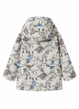 Veste Name It Max Li beige dino pour garçon