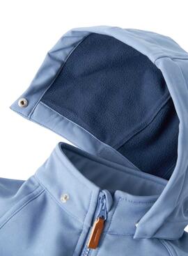 Coupe-vent Name It Alfa Softshell bleu pour enfant