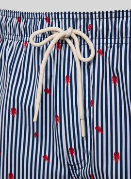 Maillot   Jack and Jones Maui Mini stripe bleu enfant
