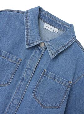  Dress  Name It Jannet en denim bleu pour fille