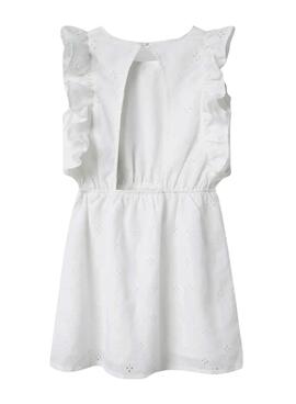 Robe Name It violette et blanche pour fille