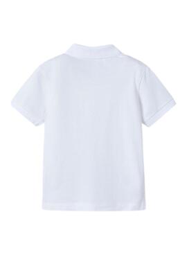 Polo Mayoral en granit basique blanc pour enfant