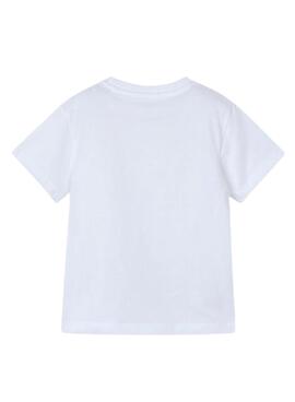 T-shirt Mayoral Surf blanc pour garçon