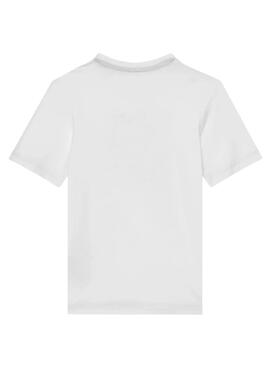 T-shirt Jack and Jones Hawaii Shape blanc enfant