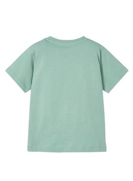 T-shirt Mayoral Embossed Rhino vert pour garçon