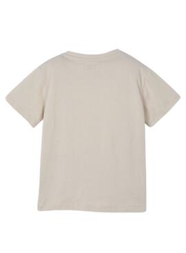T-shirt Mayoral Chameleon beige pour garçon