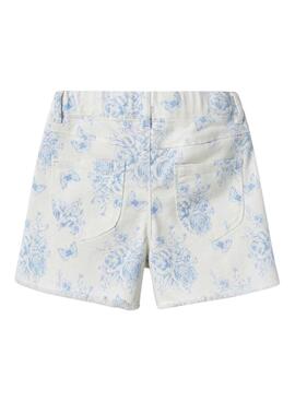 Shorts Name It Rose Mom blanc pour fille