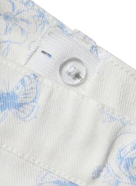 Shorts Name It Rose Mom blanc pour fille