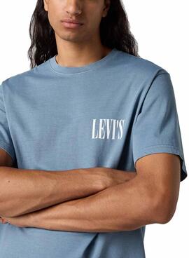 T-shirt Levi's Relaxed bleue pour homme