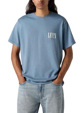 T-shirt Levi's Relaxed bleue pour homme