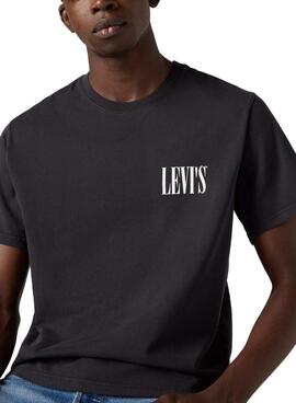 T-shirt Levi's Relaxed noir pour homme