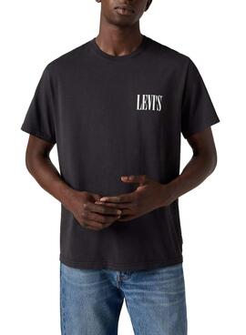 T-shirt Levi's Relaxed noir pour homme