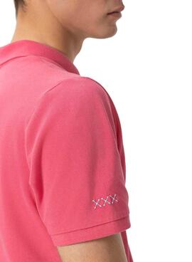 Polo El Pulpo basic rose pour homme