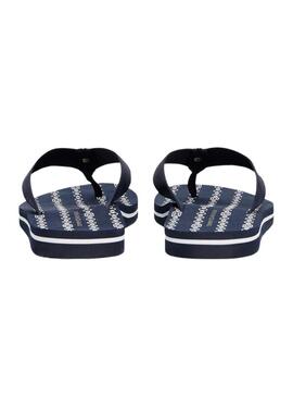 Sandales Tommy Hilfiger Chain bleu marine pour femme