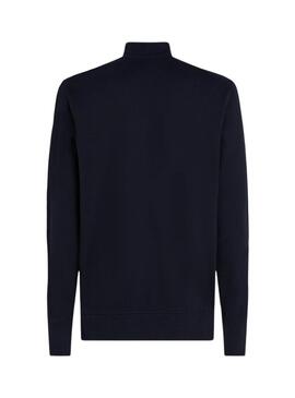 Sweatshirt Tommy Hilfiger Global Stripe marine pour homme