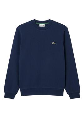 Sweatshirt Lacoste bleu marine avec logo pour homme