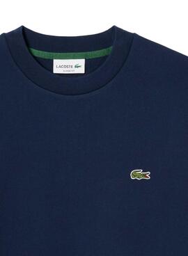 Sweatshirt Lacoste bleu marine avec logo pour homme