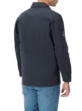 Chemise de surchemise El Pulpo bleu marine pour homme