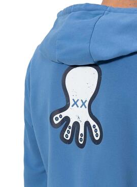 Sweat El Pulpo Logo bleu pour homme