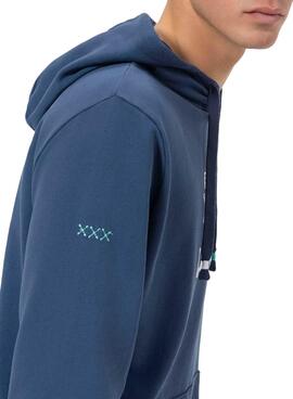 Sweatshirt Le poulpe Le bleu marine homme