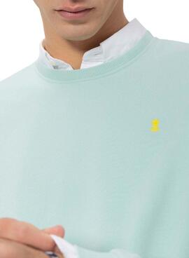 Sweat-shirt El Pulpo basique bleu turquoise pour homme
