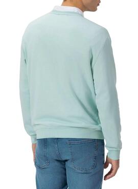 Sweat-shirt El Pulpo basique bleu turquoise pour homme