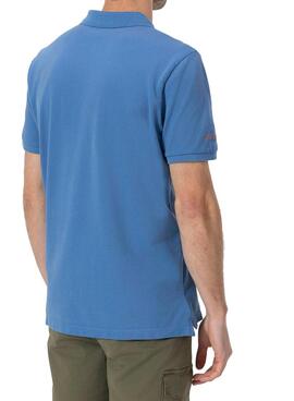 Polo El Pulpo bleu de base pour homme