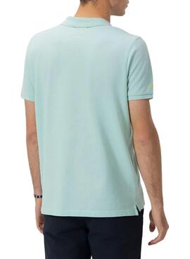 Polo El Pulpo basique turquoise pour homme