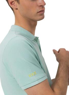 Polo El Pulpo basique turquoise pour homme