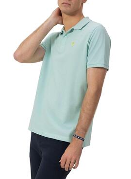 Polo El Pulpo basique turquoise pour homme