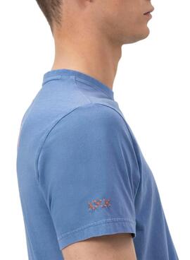 T-shirt El Pulpo Enjoy bleu pour homme