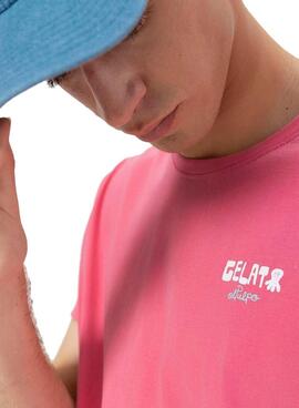 T-shirt El Pulpo Gelato rose pour homme