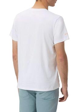 T-shirt El Pulpo La Mer Guérit Tout blanc pour homme