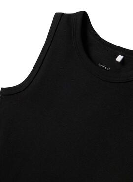 Robe Name It Nakal slim noire pour fille