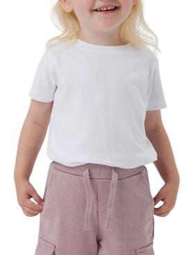 T-shirt Name It Vibbi blanc pour fille