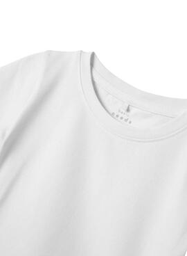 T-shirt Name It Vibbi blanc pour fille