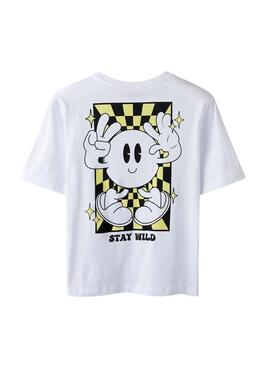 T-shirt Name It Zulla regular blanc pour garçon