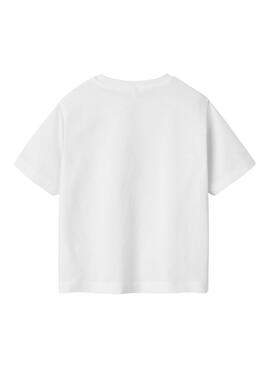 T-shirt Name It Vobbo blanc régulier pour garçon